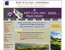Tablet Screenshot of golfalacart-indochina.com